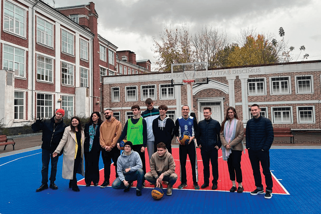 Первая в НИУ ВШЭ площадка для баскетбола 3х3 открылась в кампусе ВШБ на Шаболовке